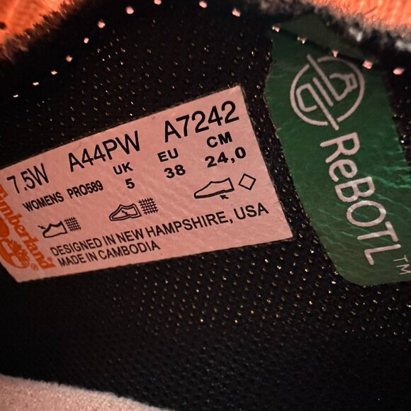 Timberland Pro Women's Day One Knit‎ Composite Safety Toe Shoe, Size 7.5, Pink - Picture 14 of 15